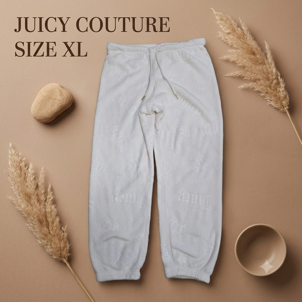 Juicy Couture Y2K Aesthetic Lounge Joggers Womens XL Off 9White